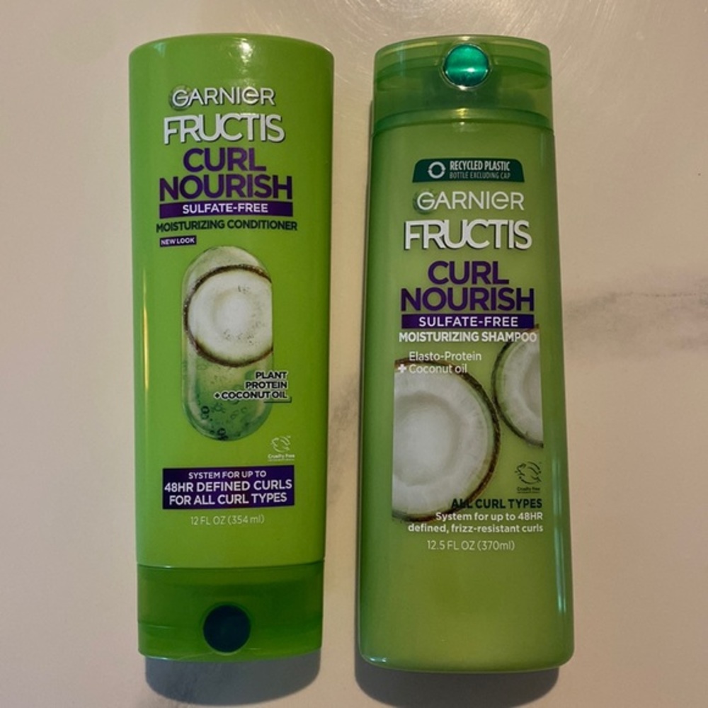 Garnier Fructis Curl Nourish Moisturizing Shampoo‎ & Conditioner Pack